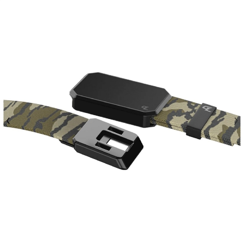 Groove Life Mossy Oak Bottomland Belt with Black Magnetic Buckle - Ascmtools
