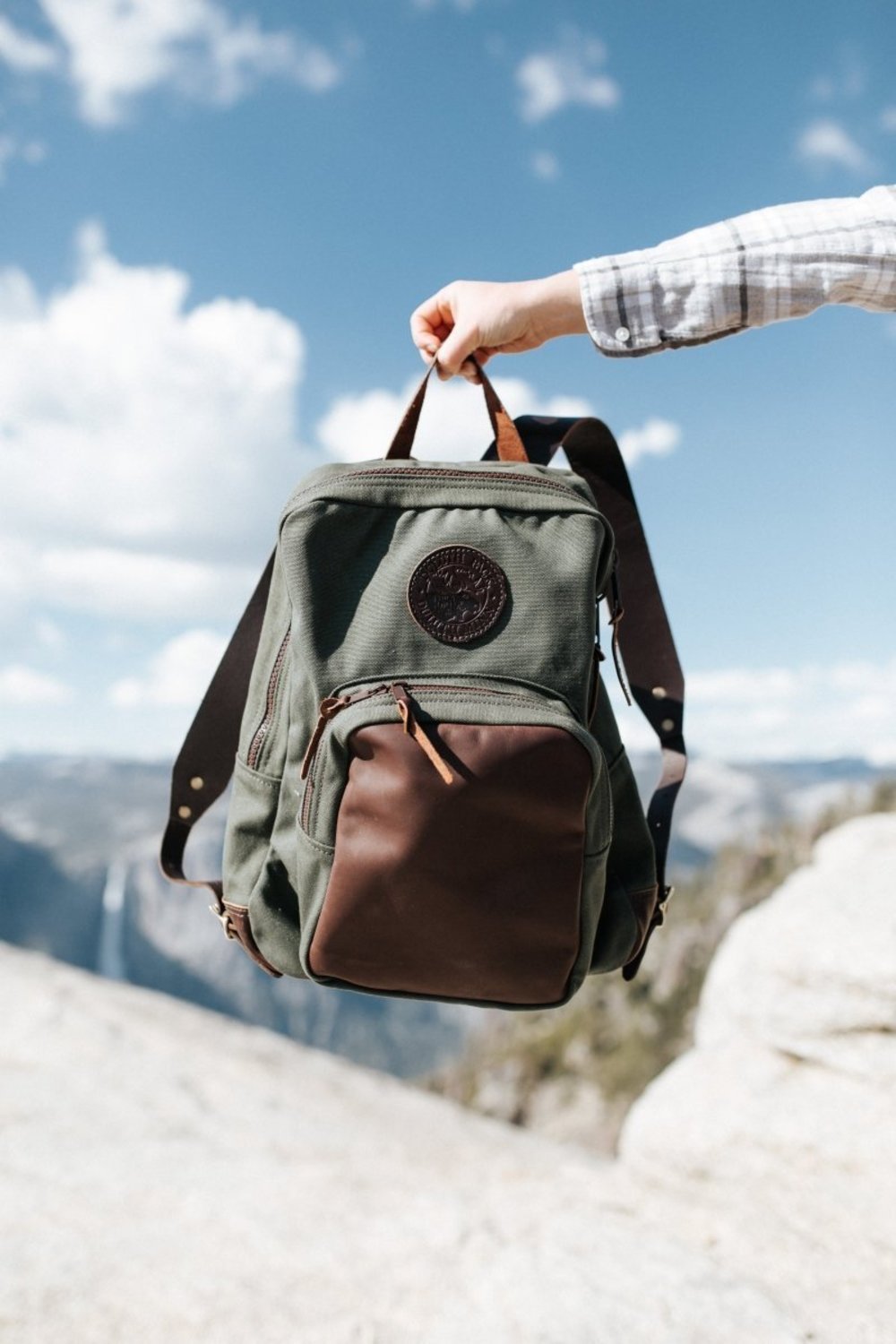 Duluth Pack 21 Liter Capacity Olive Drab Large Deluxe Laptop Backpack - Ascmtools