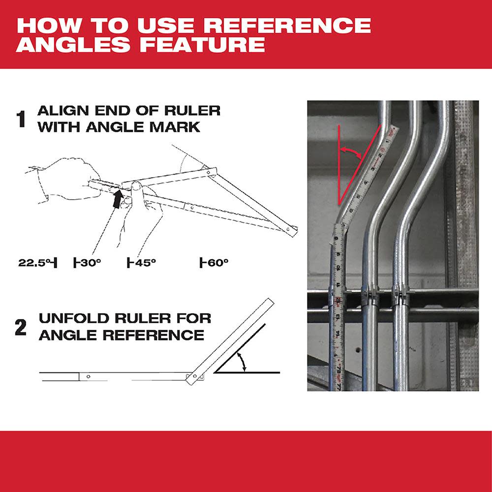 Milwaukee Engineer’s Composite Folding Rule - Ascmtools