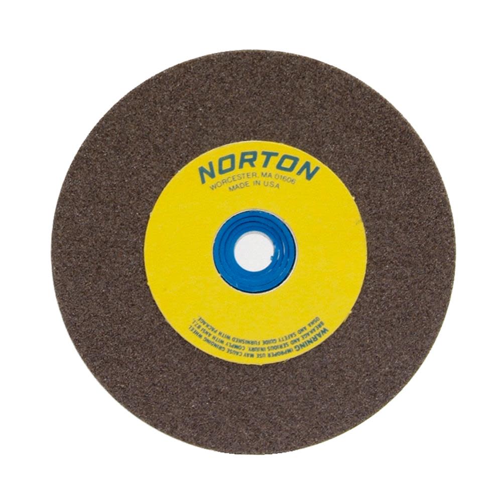 Norton 6 x 3/4 x 1 In. Gemini A/O Bench/Pedestal Whl Type 01 Straight Coarse 36/46 Grit - Ascmtools