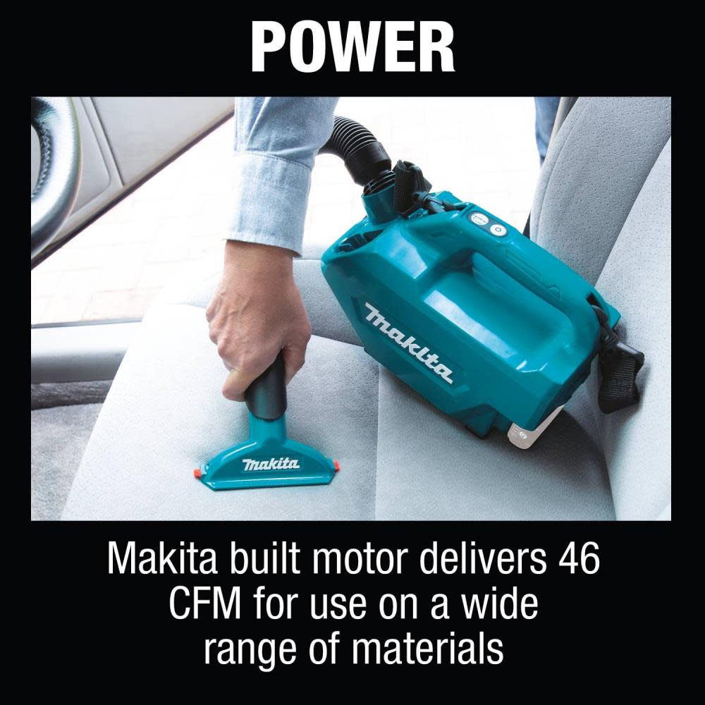 Makita 12V Max CXT Lithium-Ion Cordless Vacuum Tool Only - Ascmtools