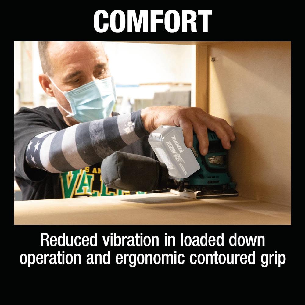 Makita 18V LXT Cordless 1/4 Sheet Finishing Sander Bare Tool - Ascmtools