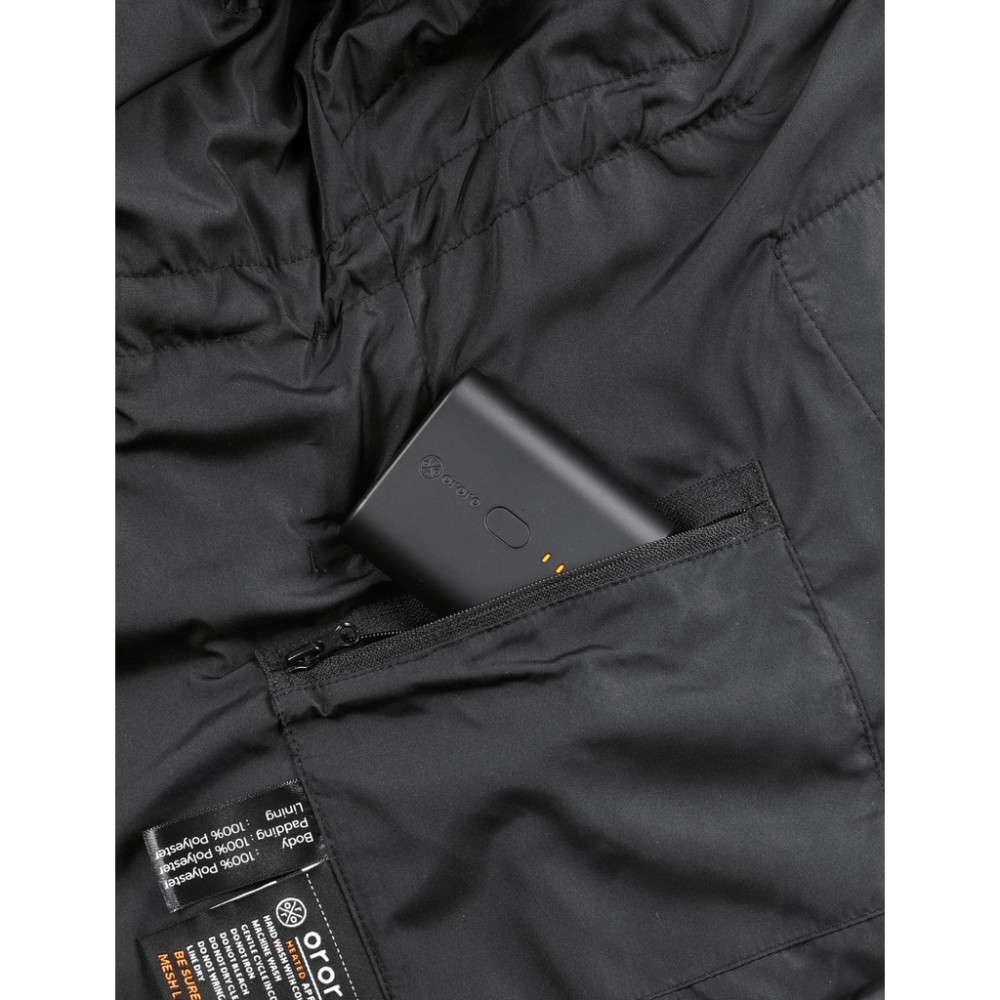 ORORO Womens Black Classic Heated Vest Kit XL - Ascmtools