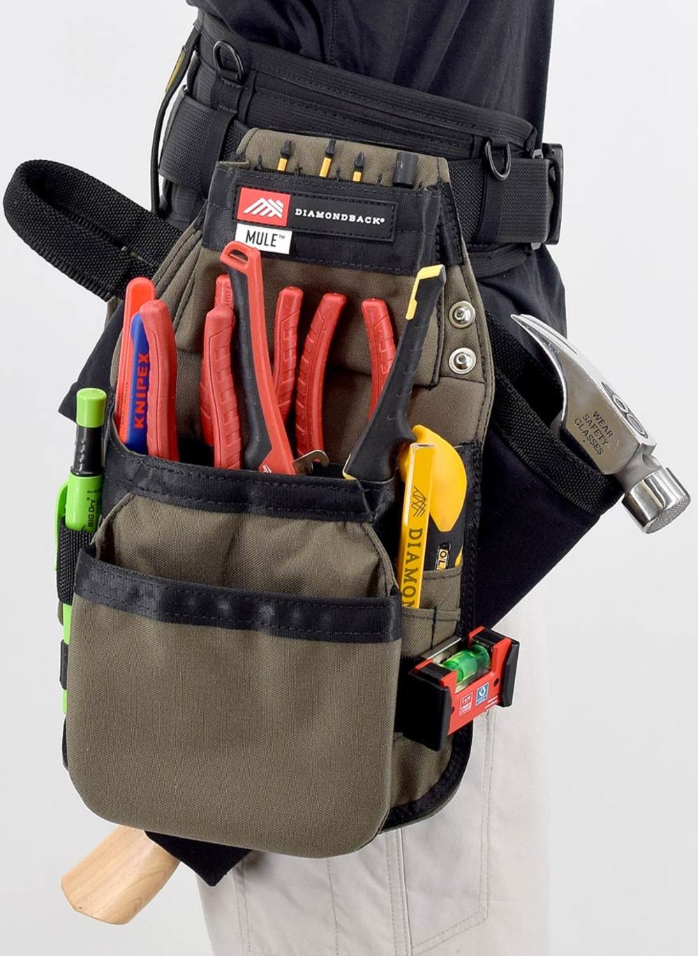 Diamondback Toolbelts Ranger Green Right Hand Small Grrande 2.0 Tool Pouch - Ascmtools