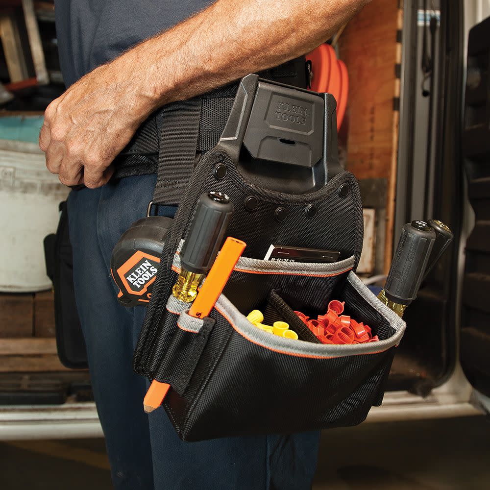 Klein Tools Modular Parts Pouch with Belt Clip - Ascmtools