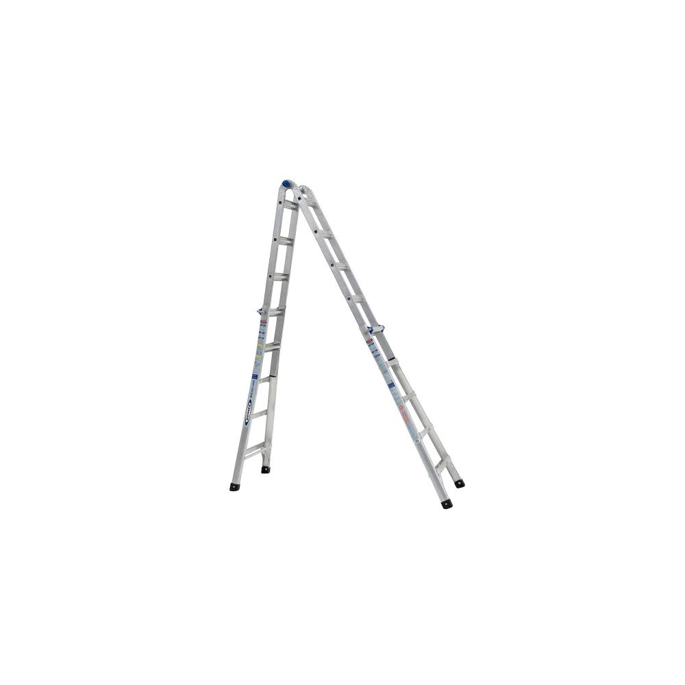 Werner 22 Ft. Reach Height Type IA Aluminum Multi-Position Ladder - Ascmtools