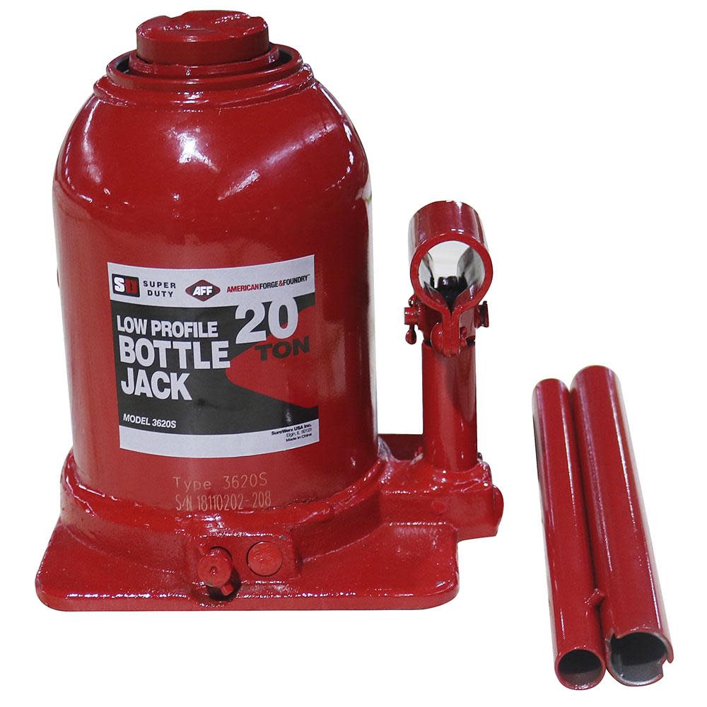 American Forge Low Profile Hydraulic Bottle Jack Manual 20 Ton - Ascmtools