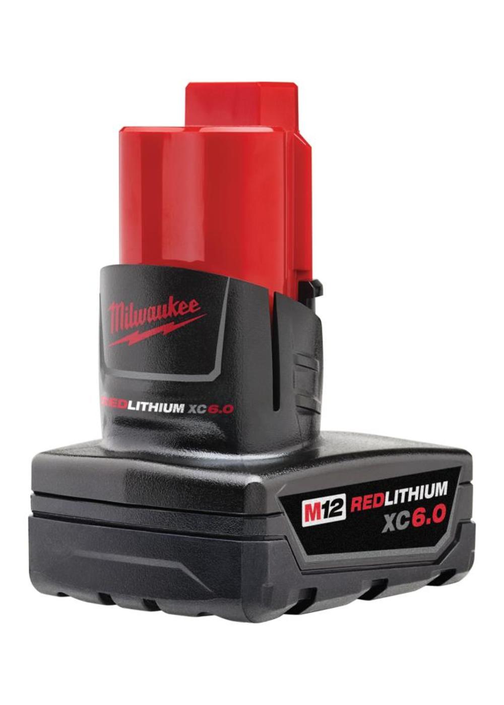 Milwaukee M12 REDLITHIUM XC6.0/2.0Ah Battery and Charger Starter Kit - Ascmtools
