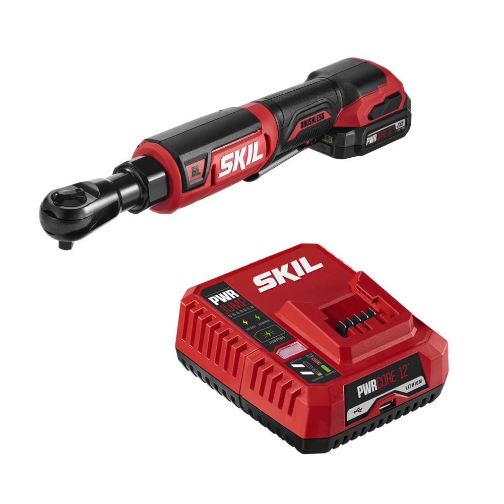 SKIL PWRCORE 20™ Brushless 20V 4 Tool Combo Kit with PWR JUMP™ Charger - Ascmtools