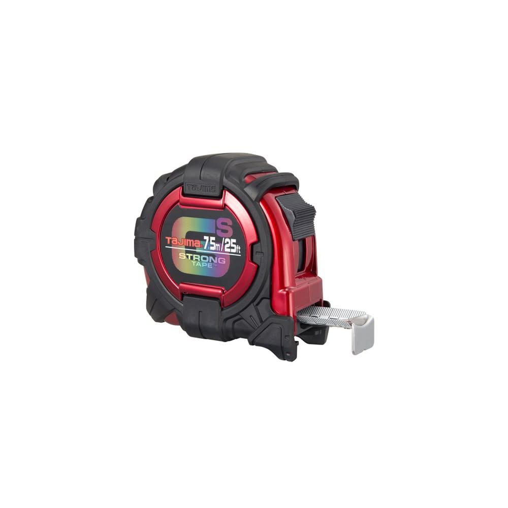 Tajima 25 Ft./7.5 m x 1.1 In. Extra Stiff Dual Sided Blade Measure Tape - Ascmtools