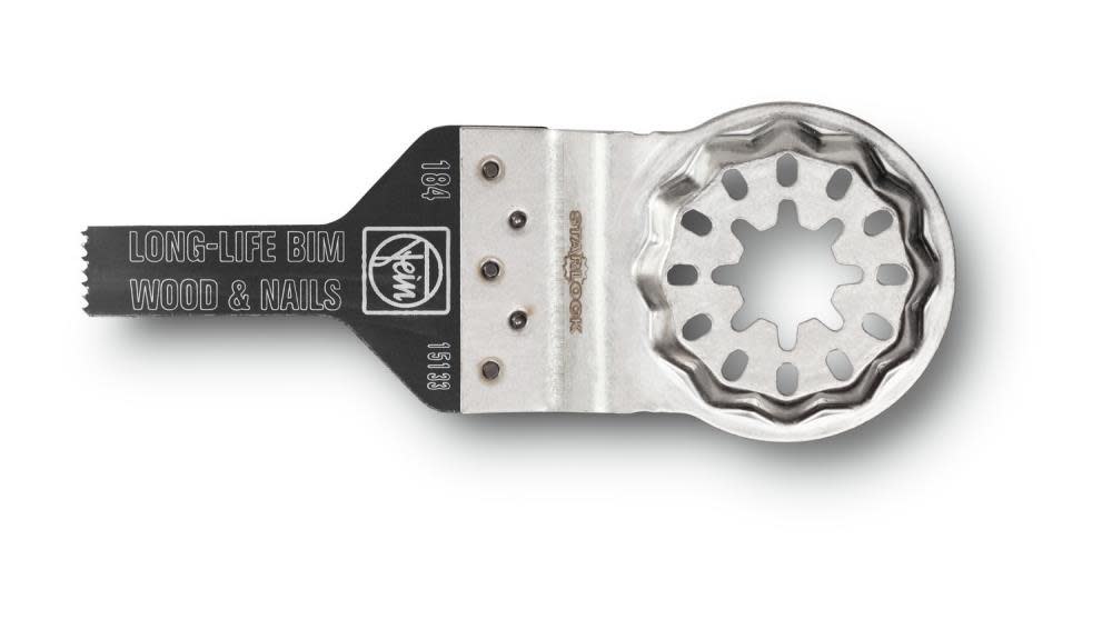 Fein StarLock E-Cut 184 Long-Life Saw Blade with Bi Metal Teeth for All Woods Plasterboard and Plastic Materials - Ascmtools