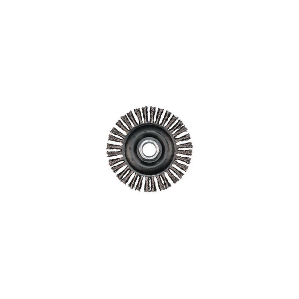 Pferd 6″ Stringer Bead Knot Wheel – .020 SS Wire 5/8-11 Thread 40 Knots - Ascmtools