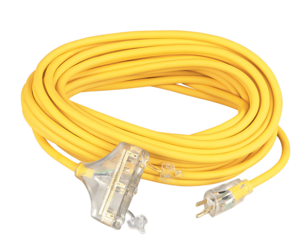 Southwire Cold Weather 3 Outlet Extension Cord 50′ 12/3 - Ascmtools