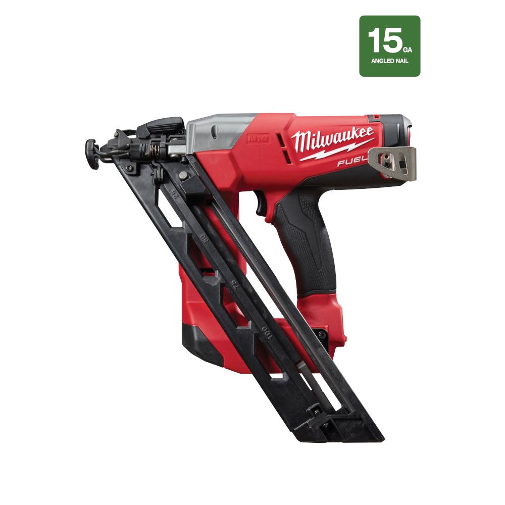 Milwaukee M18 FUEL 15 Gauge Finish Nailer - Ascmtools