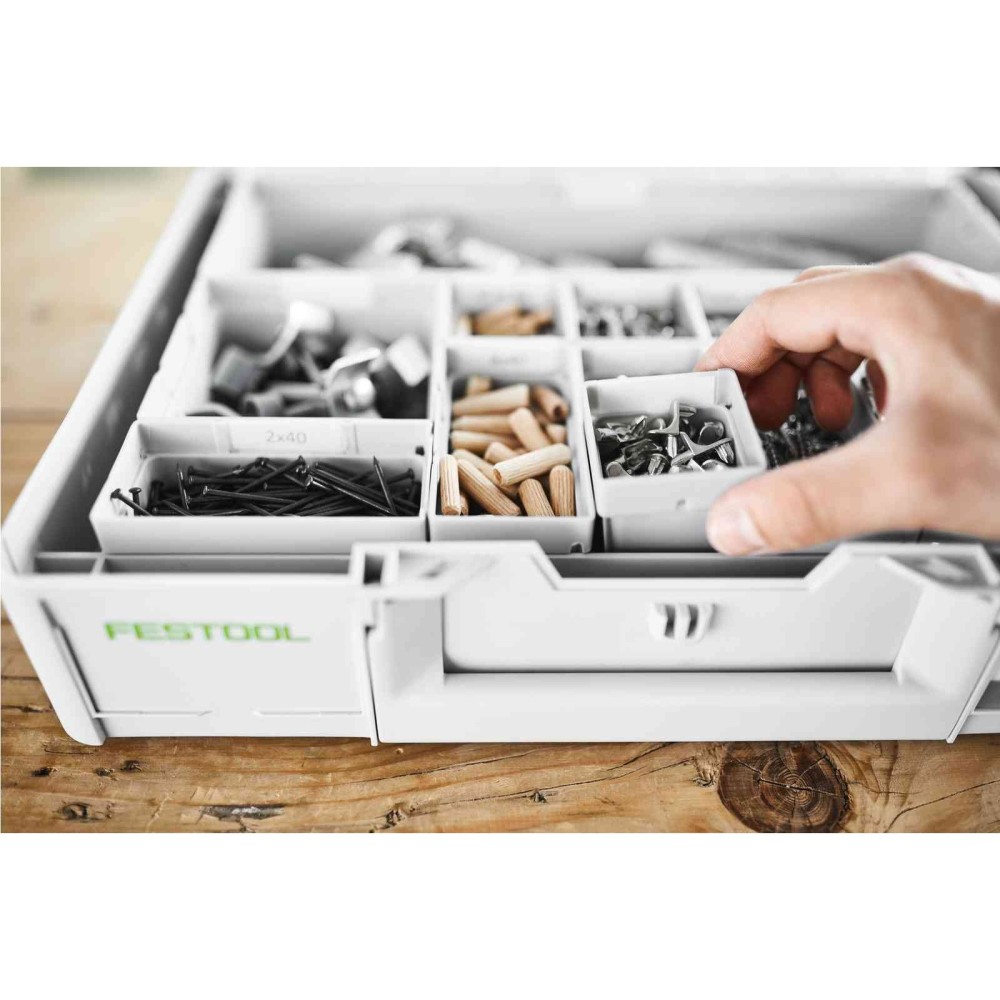 Festool 150 x 300 x 68 mm 2 Plastic Container Box - Ascmtools