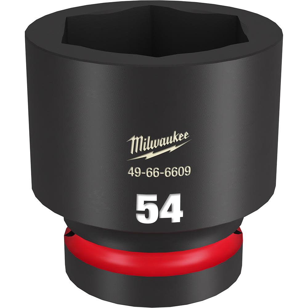 Milwaukee Impact Socket 1″ Drive 54mm Standard 6 Point - Ascmtools