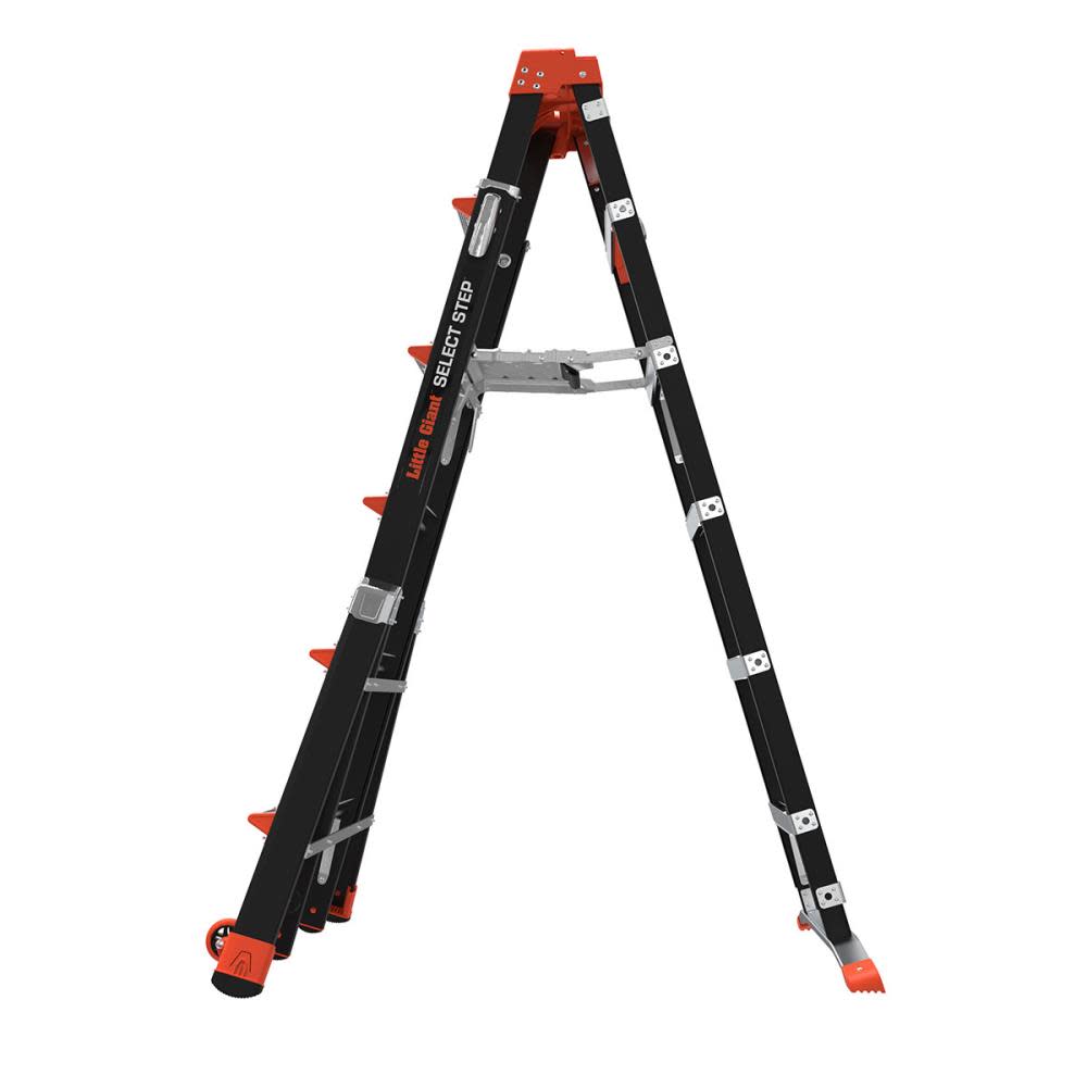 Little Giant Safety Select Step M6 Fiberglass Type 1AA Adjustable Step Ladder - Ascmtools