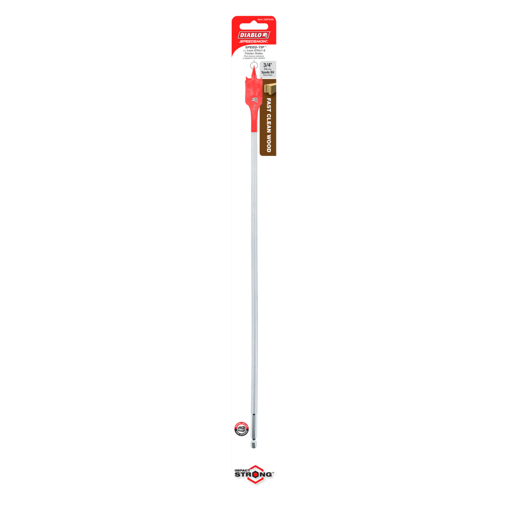 Diablo Tools 3/4″ x 16″ SPEEDemon Spade Bit - Ascmtools