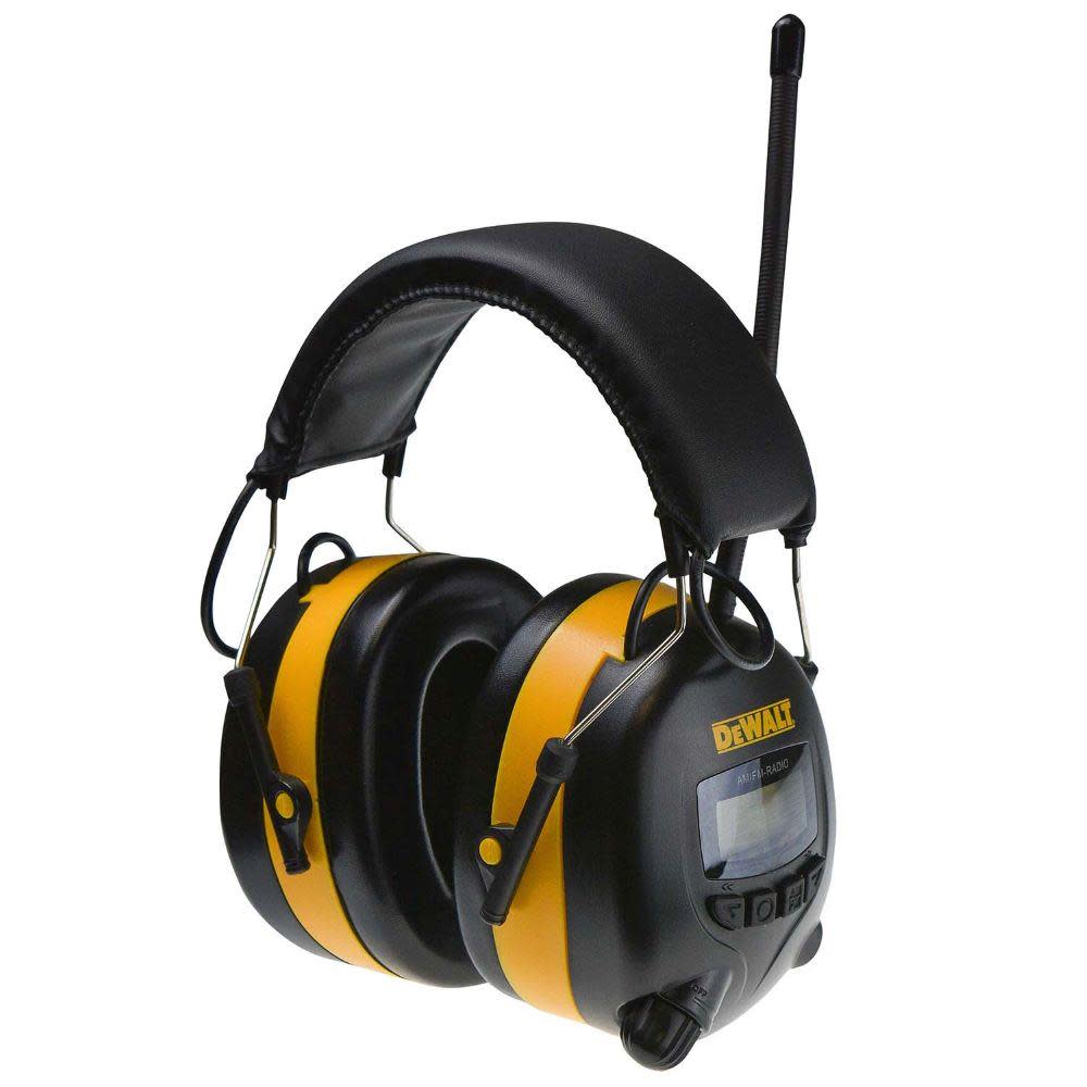 DEWALT Digital AM/FM Hearing Protector Ear Muffs - Ascmtools