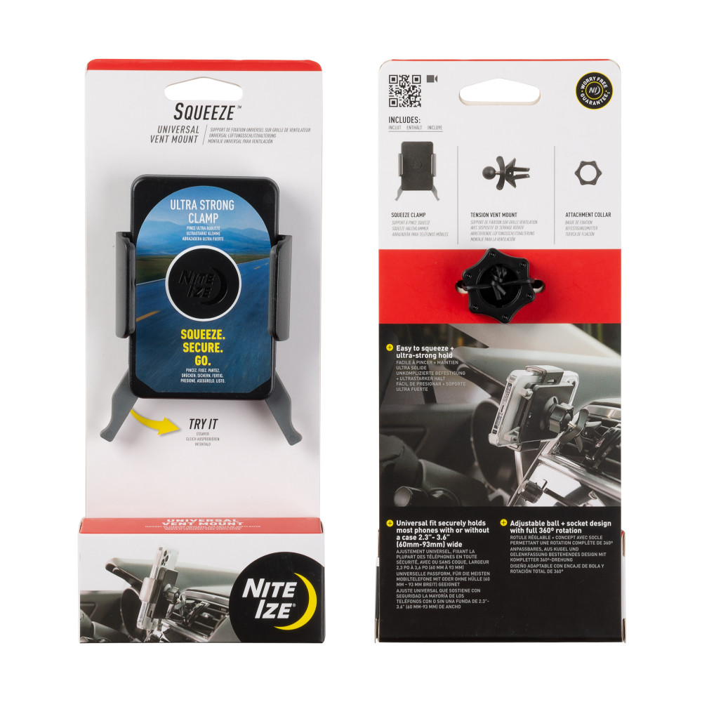 Nite Ize Squeeze Universal Vent Mount - Ascmtools