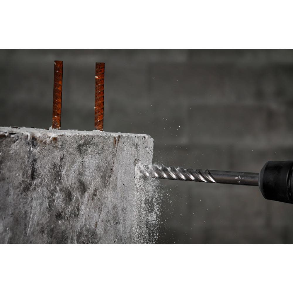 Milwaukee SDS MAX Rotary Hammer Drill Bit 4CT MX4 1 1/2″ X 24″ X 29″ - Ascmtools