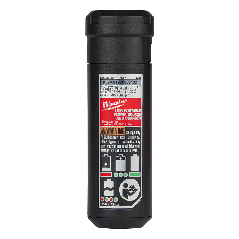 Milwaukee REDLITHIUM USB Charger & Portable Power Source - Ascmtools