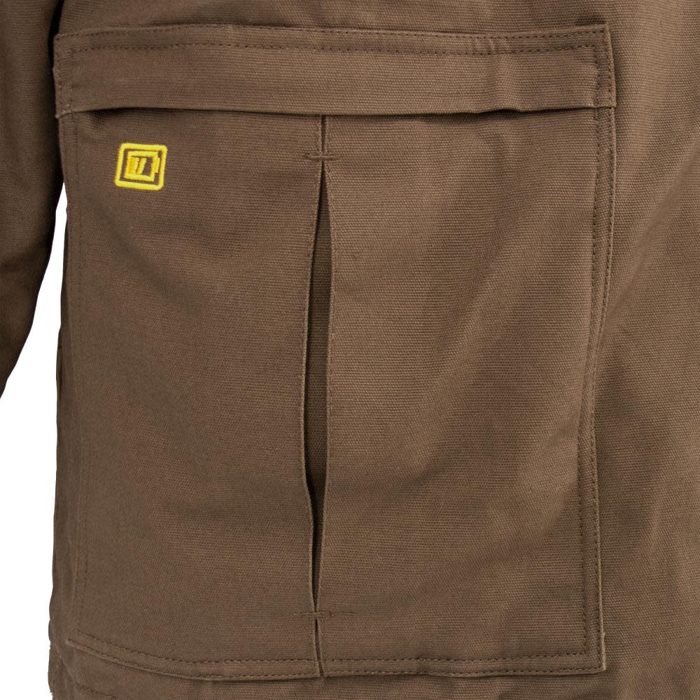 DEWALT Heavy Duty Heated Kit Tobacco Work Jacket Large - Ascmtools