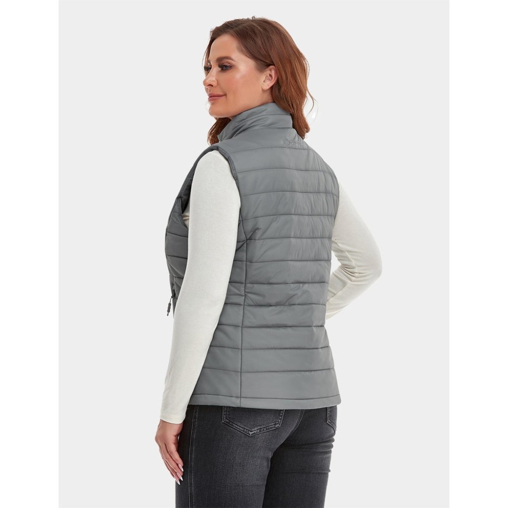 ORORO Womens Gray Classic Heated Vest Kit XS - Ascmtools