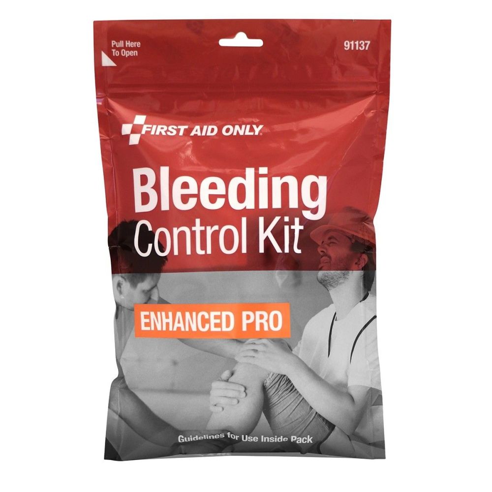 First Aid Only Enhanced Pro Bleeding Control Kit - Ascmtools