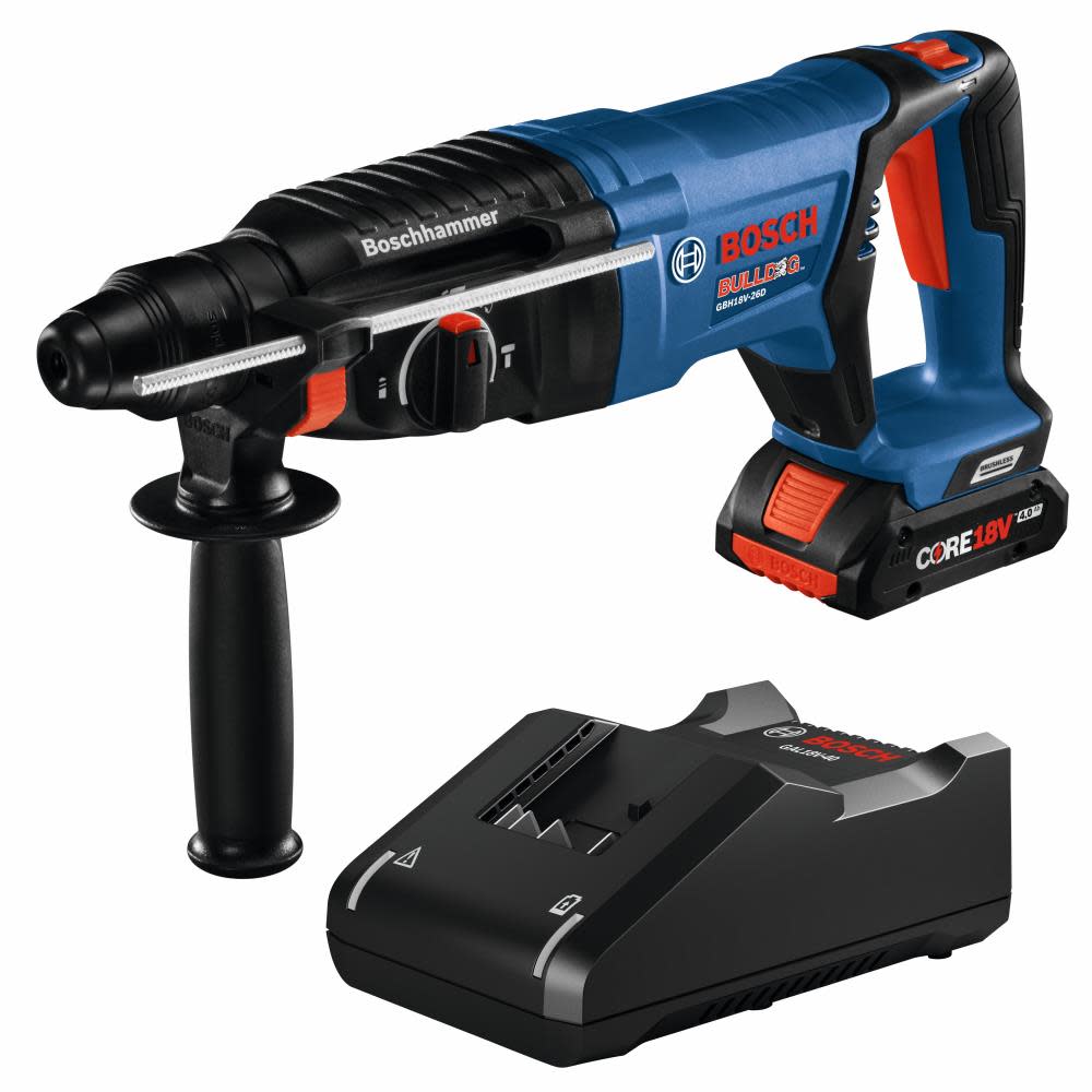 Bosch 18V EC SDS Plus Bulldog 1″ Rotary Hammer Kit - Ascmtools