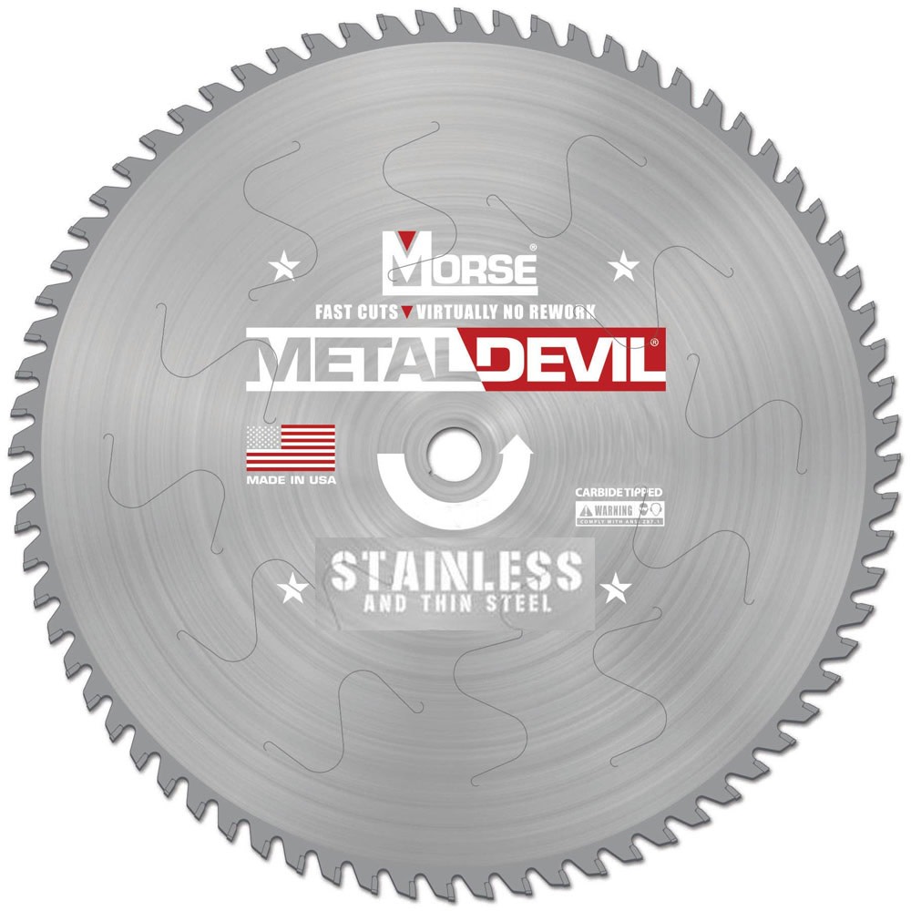 MK Morse 12″ 90 Tooth Metal Devil Circular Saw Blade - Ascmtools