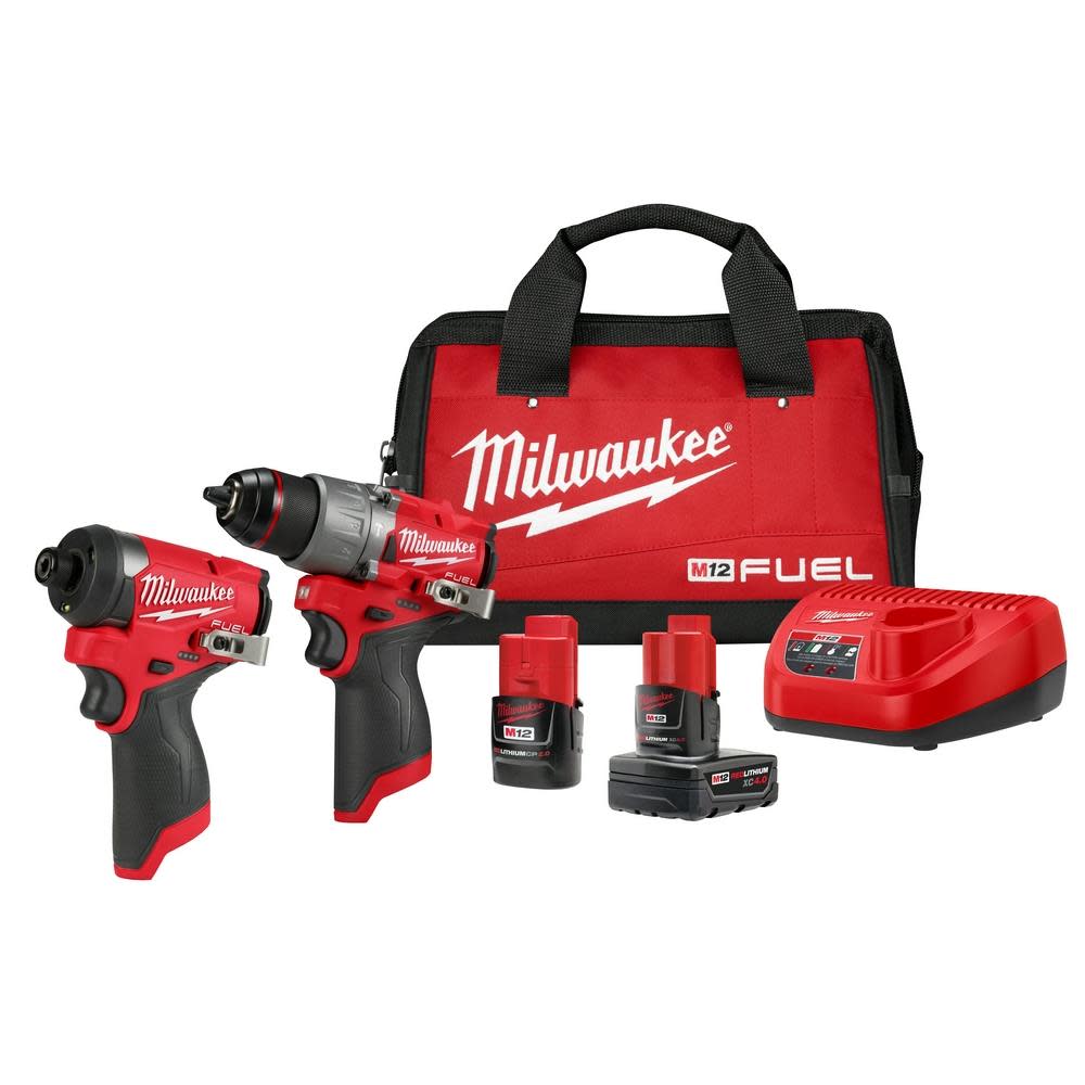 Milwaukee M12 FUEL 2 Tool Combo Kit - Ascmtools