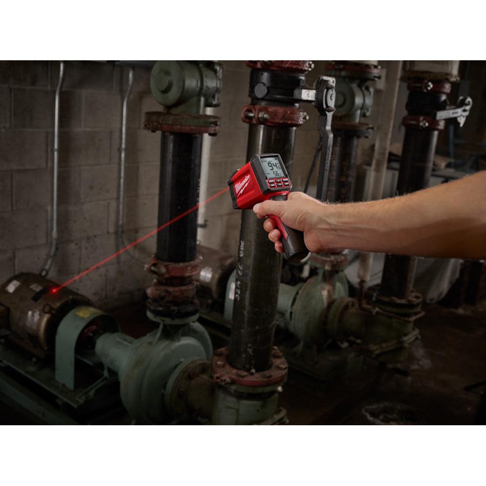 Milwaukee 30:1 Infrared/Contact Temp-Gun - Ascmtools