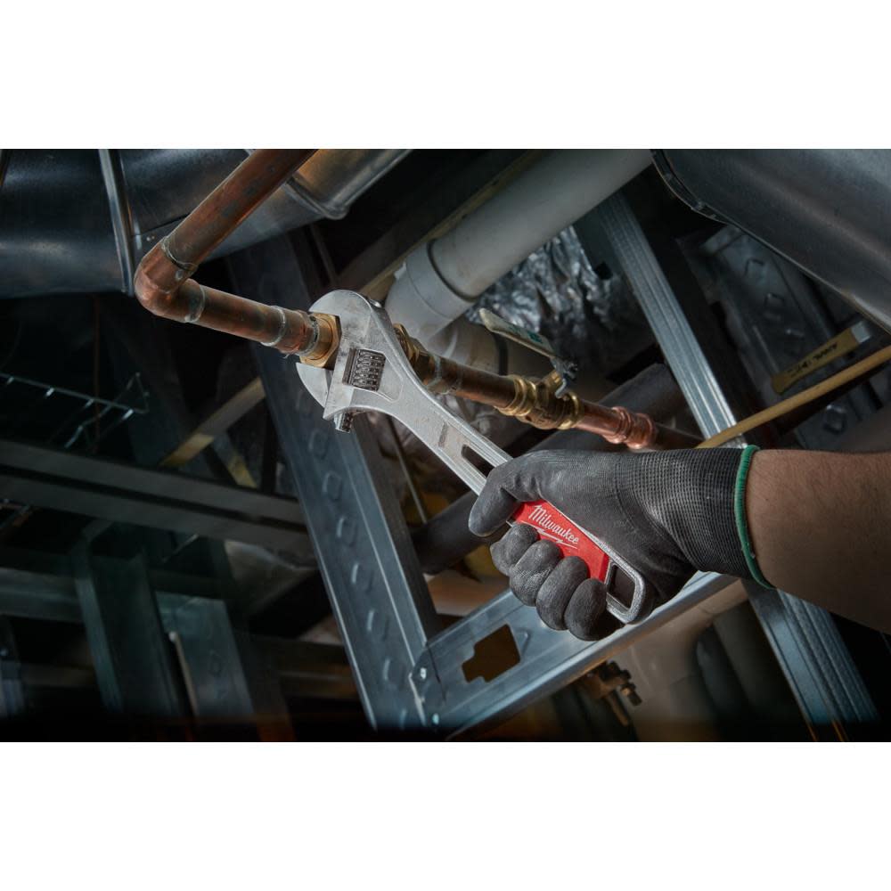 Milwaukee 12 In. Adjustable Wrench - Ascmtools