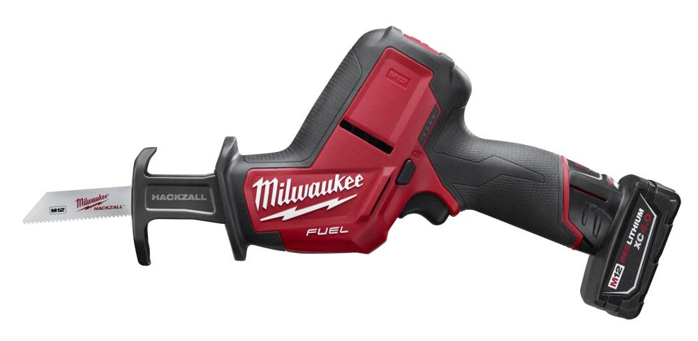 Milwaukee M12 FUEL HACKZALL Reciprocating Saw Kit - Ascmtools