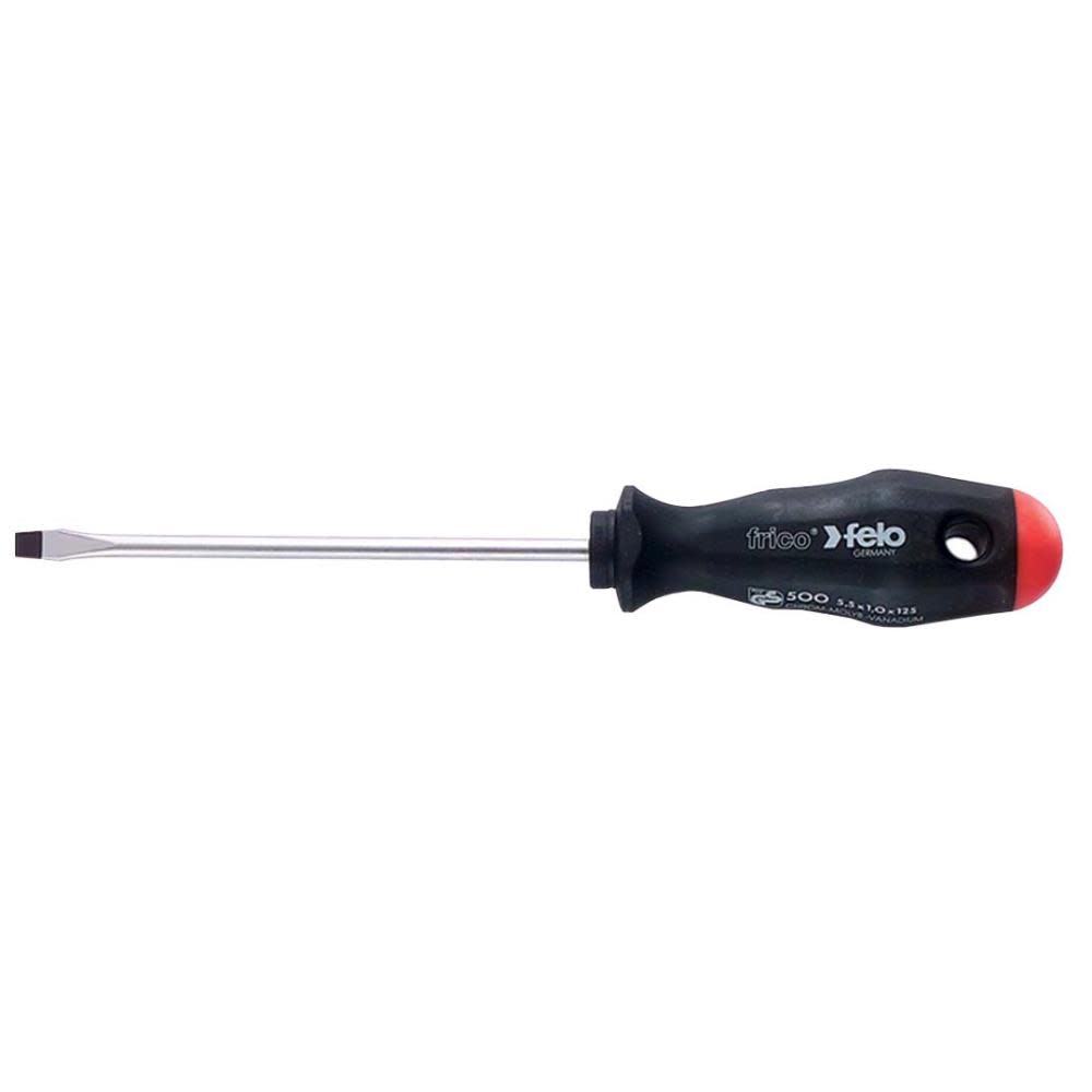 Felo 1/4 In. x 6 In. Slotted Screwdriver – 2 Component Handle - Ascmtools