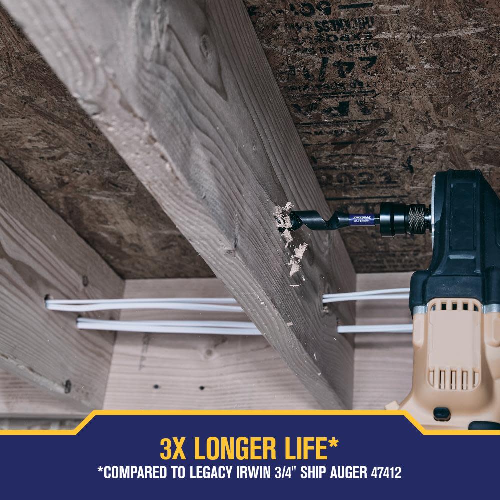 Irwin SPEEDBOR SUPREME Auger Bit 3/4″ X 7 1/2″ - Ascmtools
