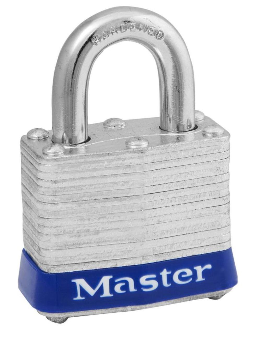 Master Lock 1-9/16 In. (40mm) Wide Laminated Steel Pin Tumbler Padlock Universal Pin – 3UP - Ascmtools
