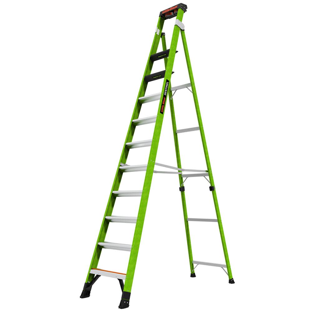 Little Giant Safety Sentinel M12 Step Ladder Type IAA Fiberglass - Ascmtools