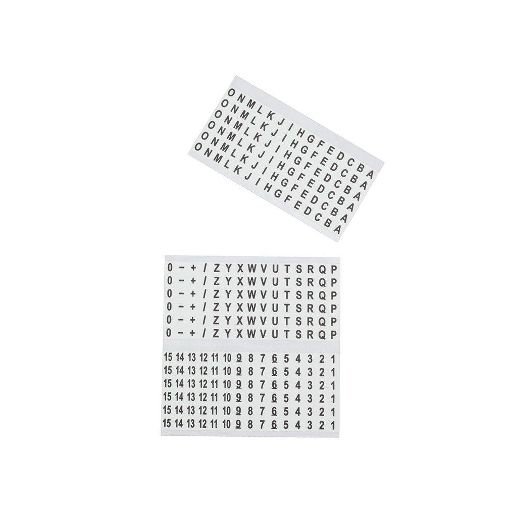 Klein Tools Wire Marker Book A-Z 0-15 + – / - Ascmtools