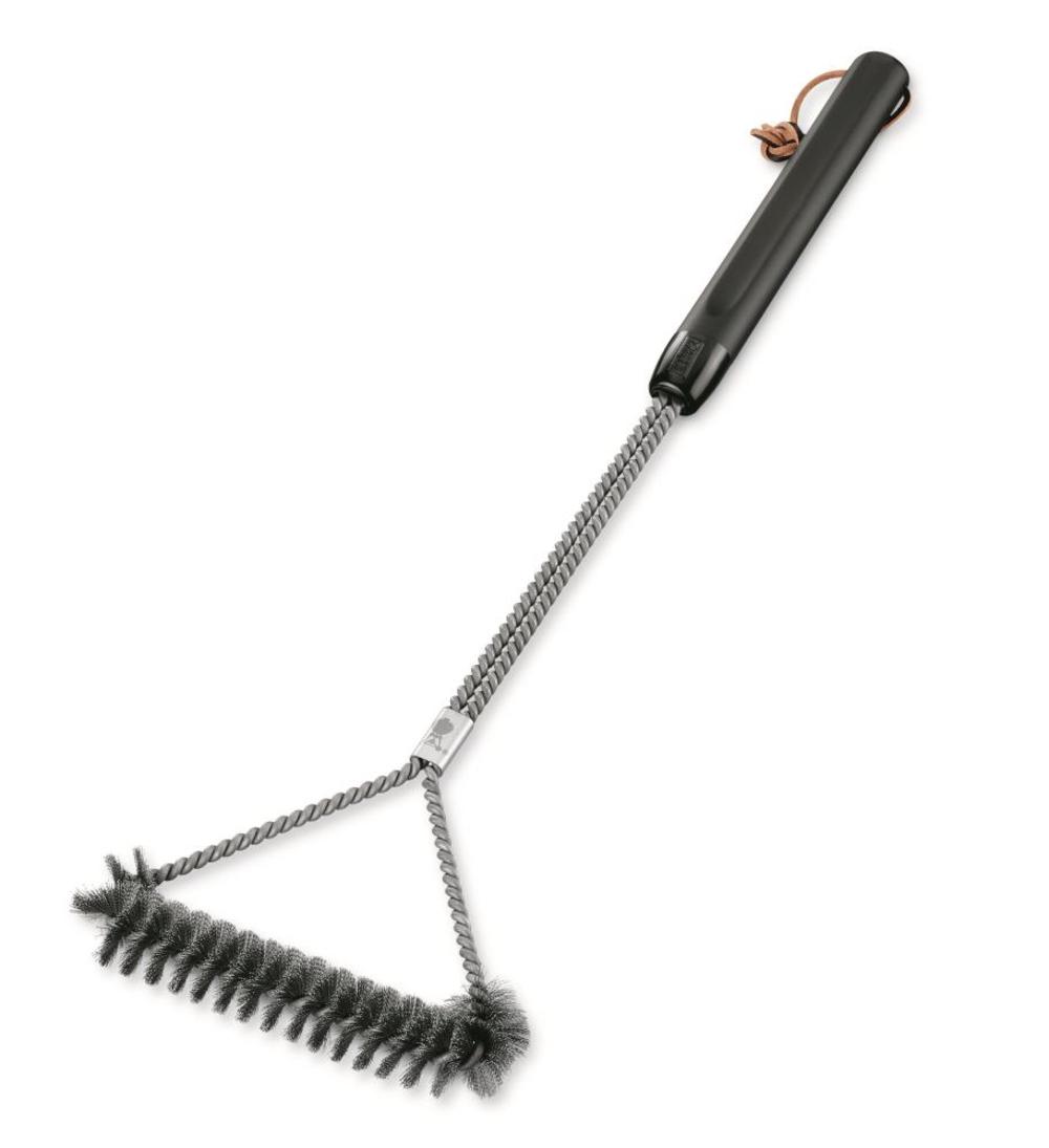 Weber Stainless Steel T-Style Grill Brush with 21In Handle - Ascmtools