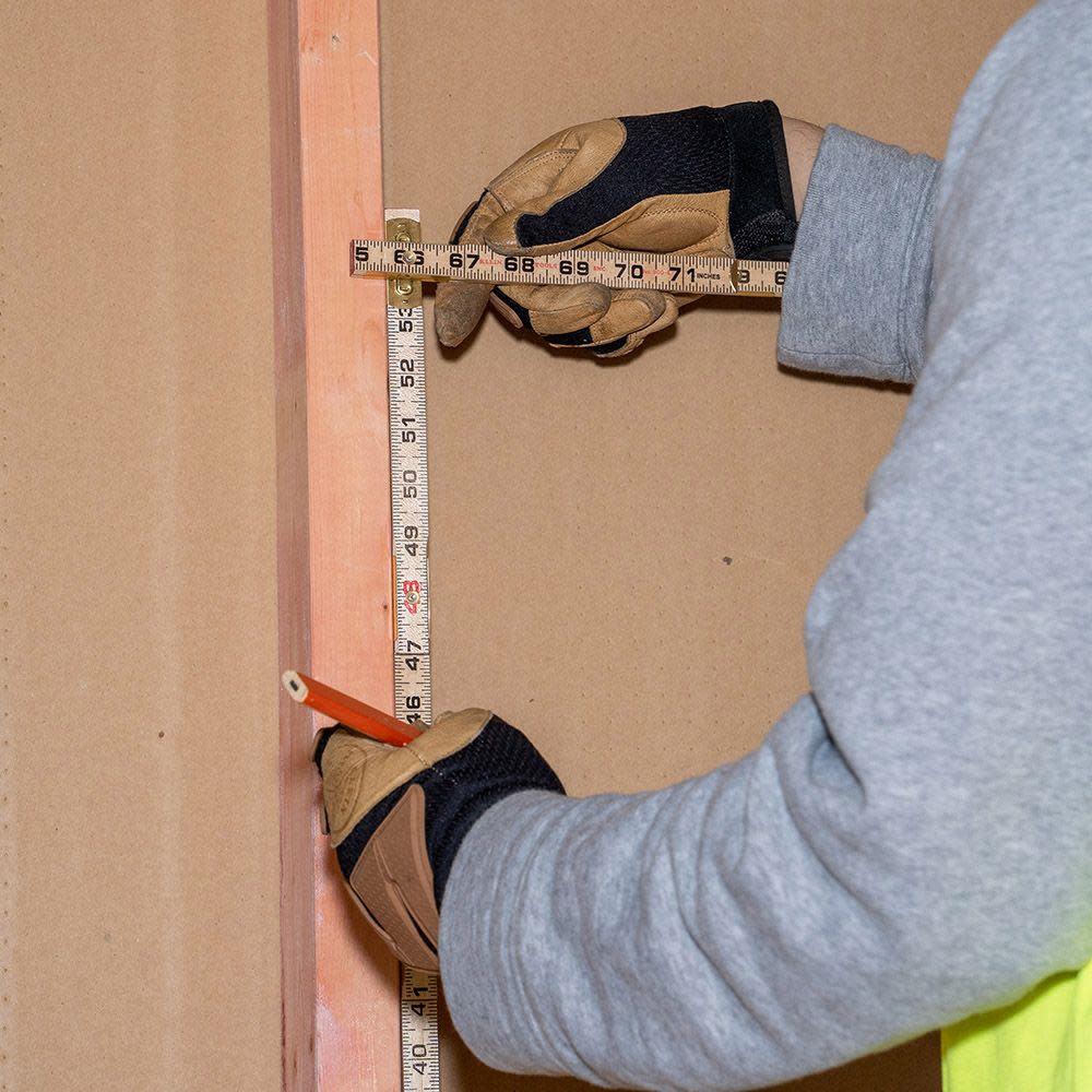 Klein Tools Wood Folding Rule Inside Reading - Ascmtools