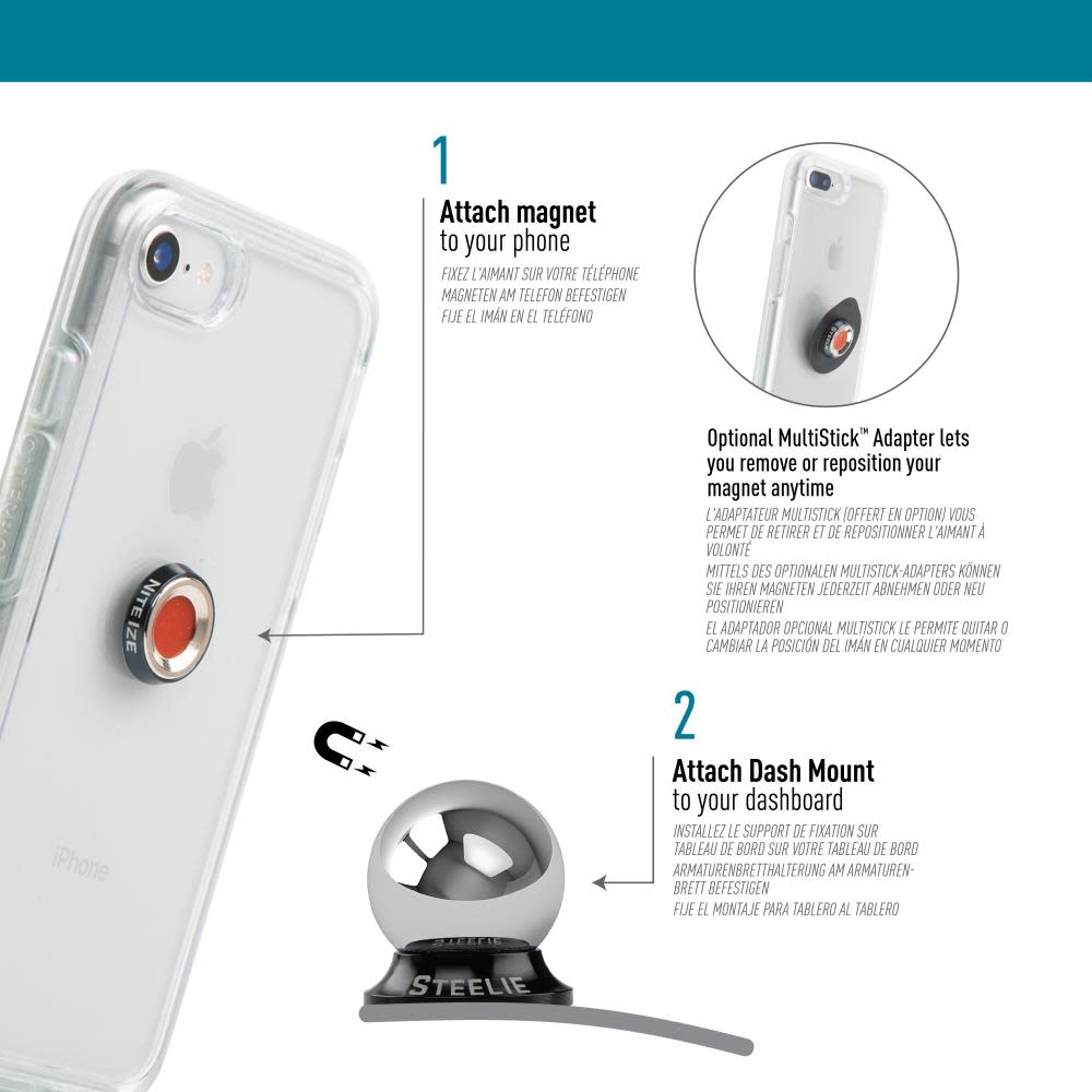 Nite Ize Steelie Car Mount Kit – STCK-11-R8 - Ascmtools