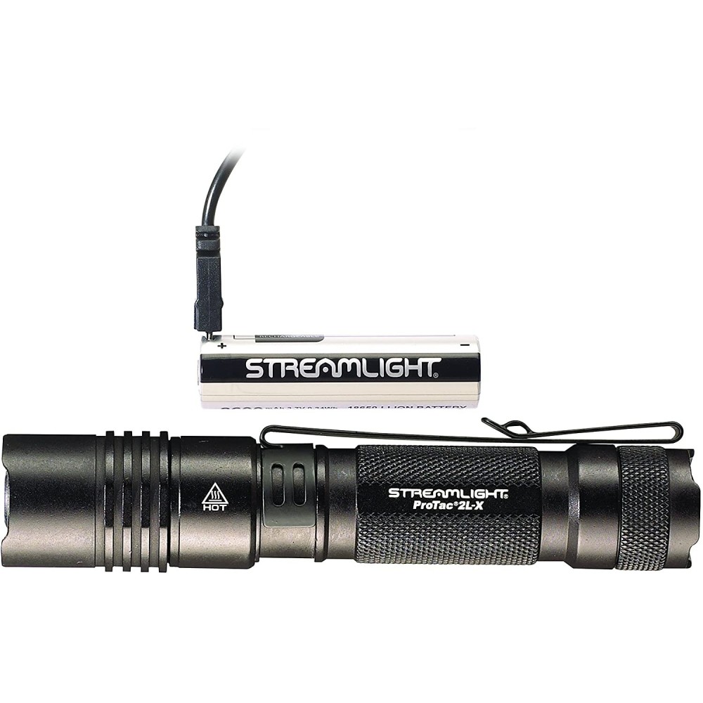 Streamlight ProTac 2L-X USB Black Multi-Fuel Tactical Flashlight - Ascmtools