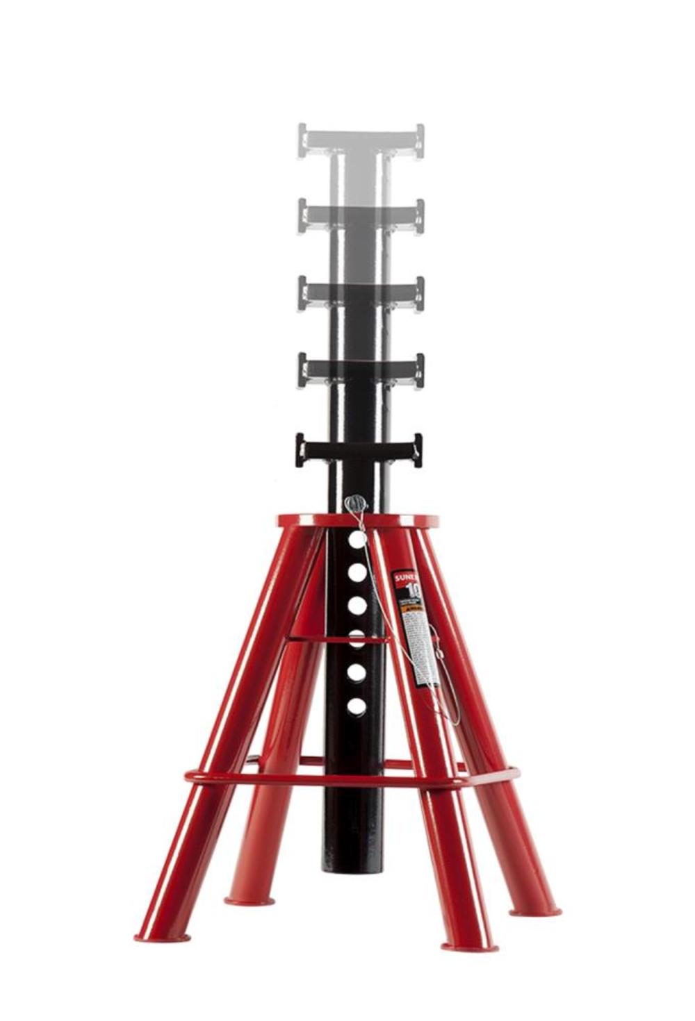 Sunex 10 Ton Medium Height Pin Type Jack Stands (Pair) - Ascmtools