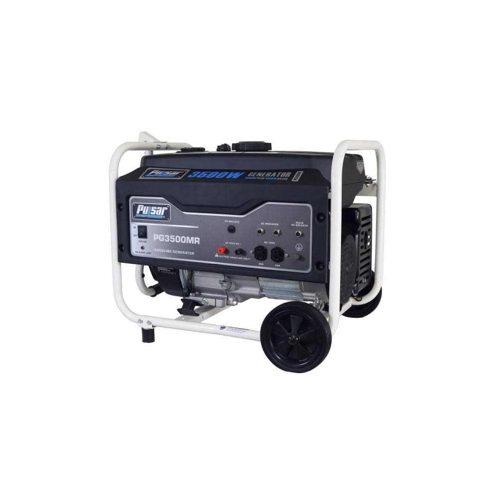 Pulsar Products Generator 120V 3500W 208cc 4 Stroke Gasoline Portable - Ascmtools