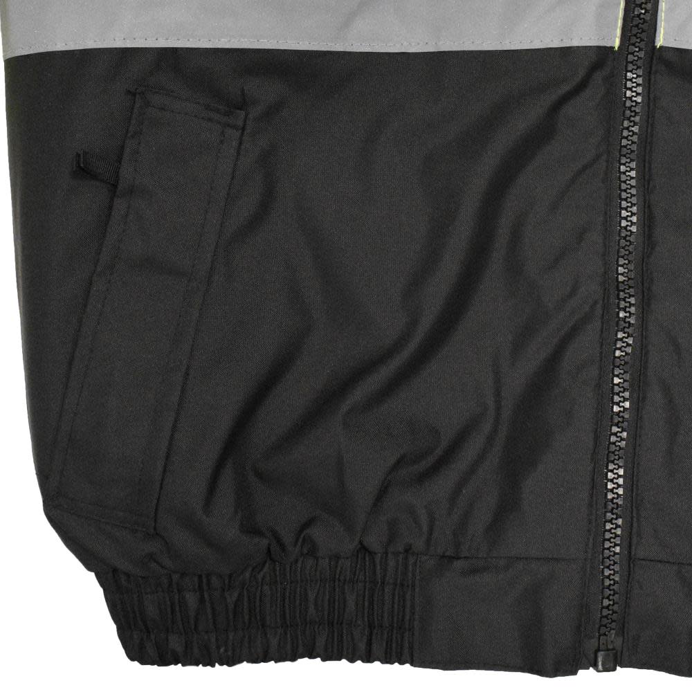 Radians Three in One Deluxe High Visibility Bomber Jacket Orange Black Bottom XL - Ascmtools