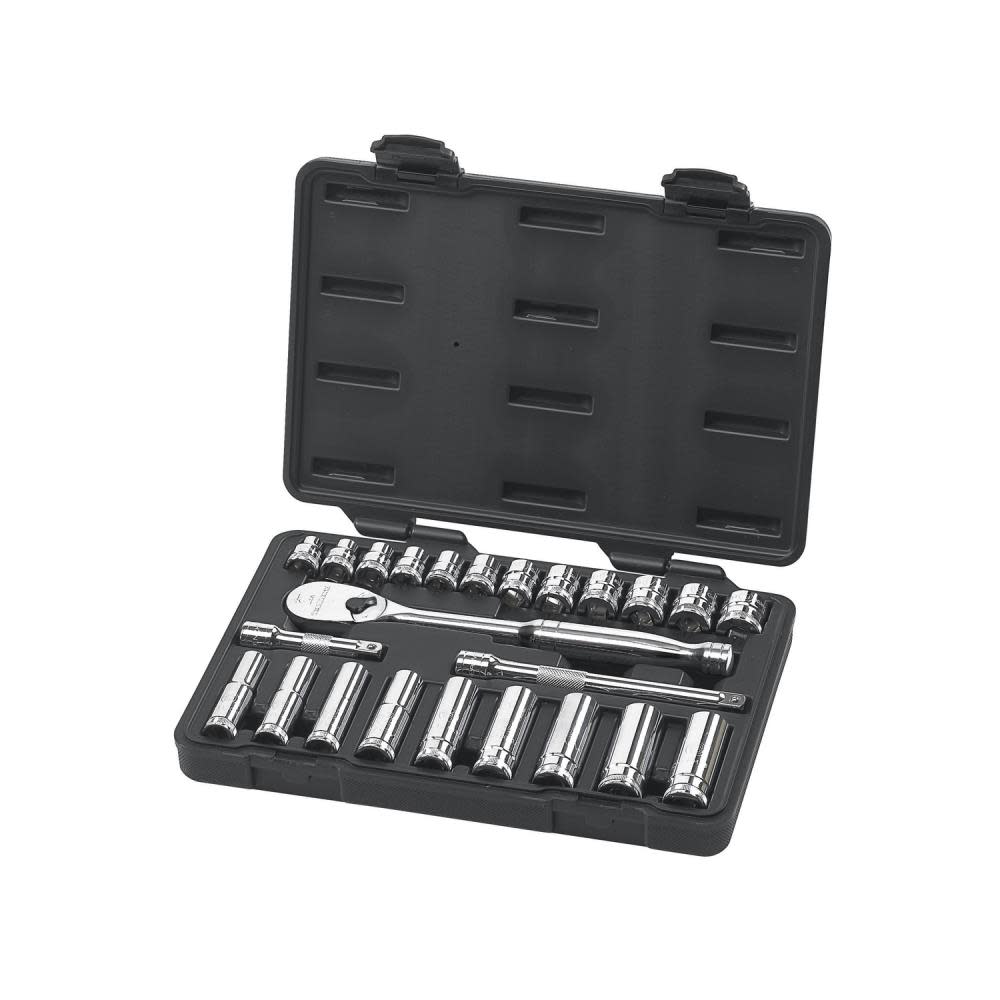 GEARWRENCH 3/8″ Drive Metric Mechanics Tool Set 24pc - Ascmtools