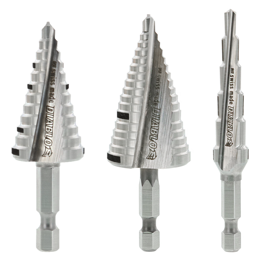 Diablo Tools Impact Strong Step Drill Bit Set - Ascmtools