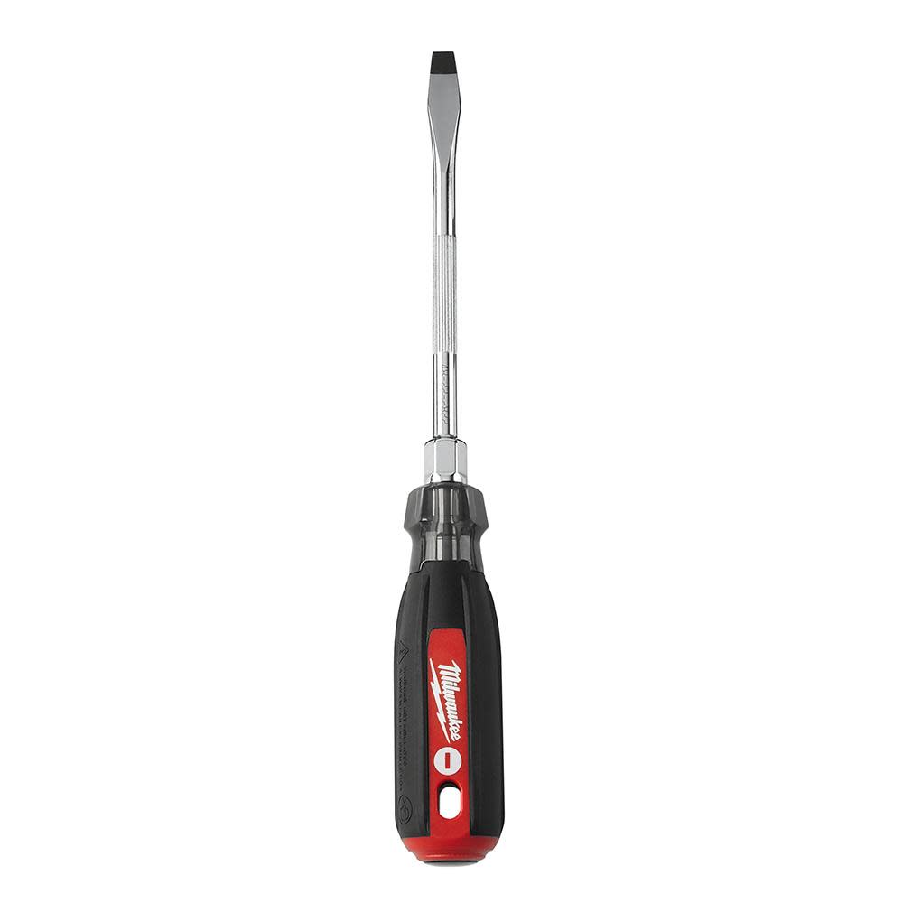 Milwaukee 5/16 in. Slotted – 6 in. Cushion Grip Screwdriver - Ascmtools